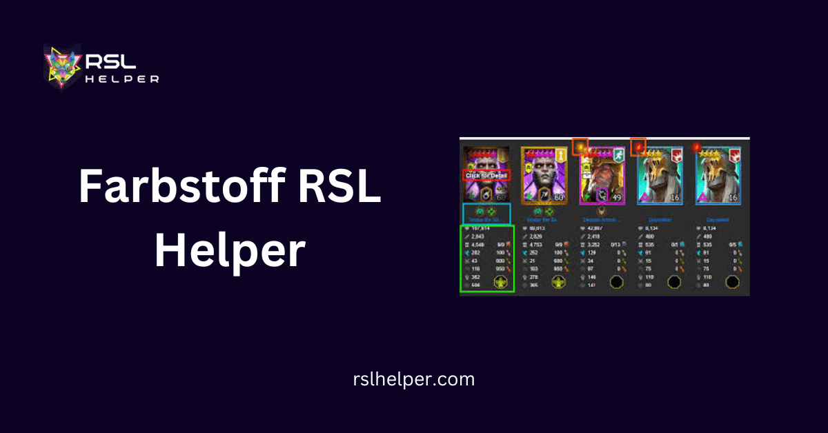 Farbstoff RSL Helper